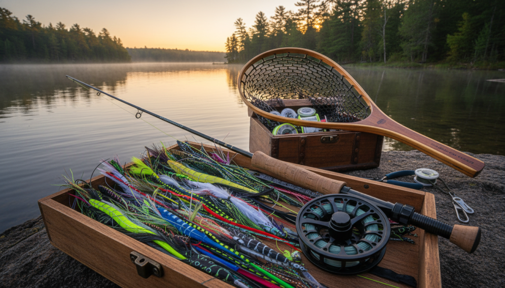 Streamerfischen Ausrüstung Streamerfischen Ausrüstung